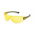 Luminary Safety Glass, Black Frame, Amber Lens